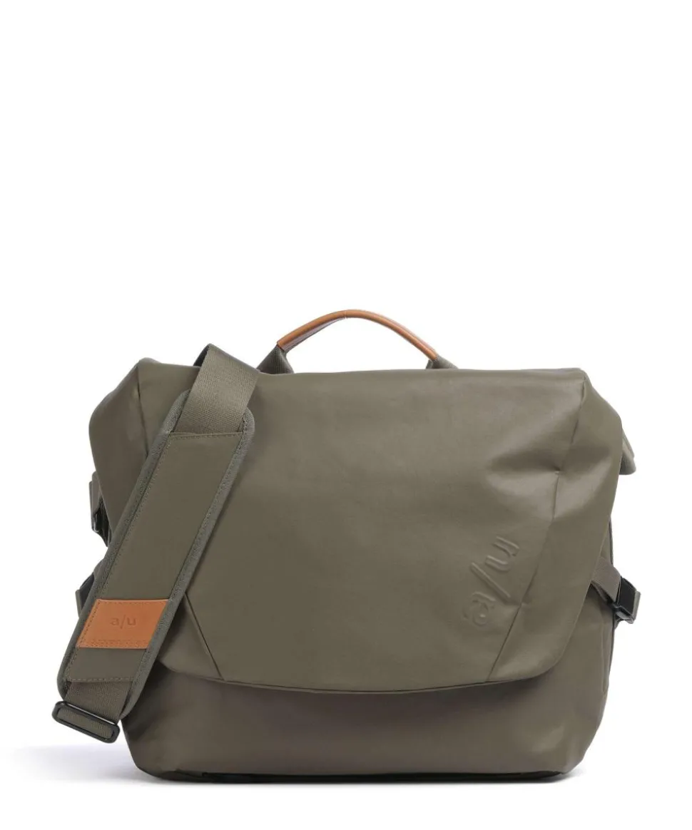 Japan RE Yamakuni RE Kuriertasche 13″ recyceltes Nylon olivgrün