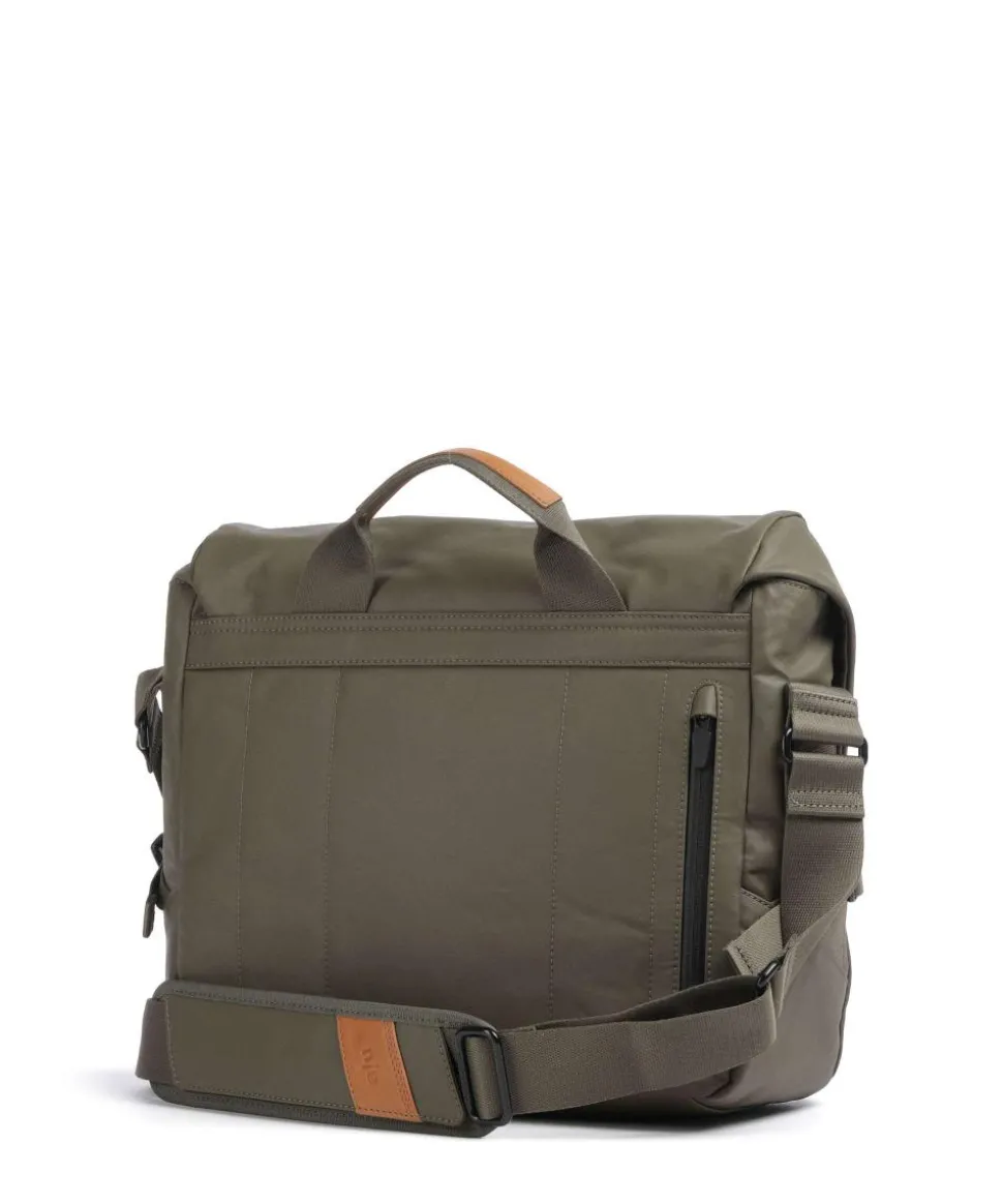 Japan RE Yamakuni RE Kuriertasche 13″ recyceltes Nylon olivgrün