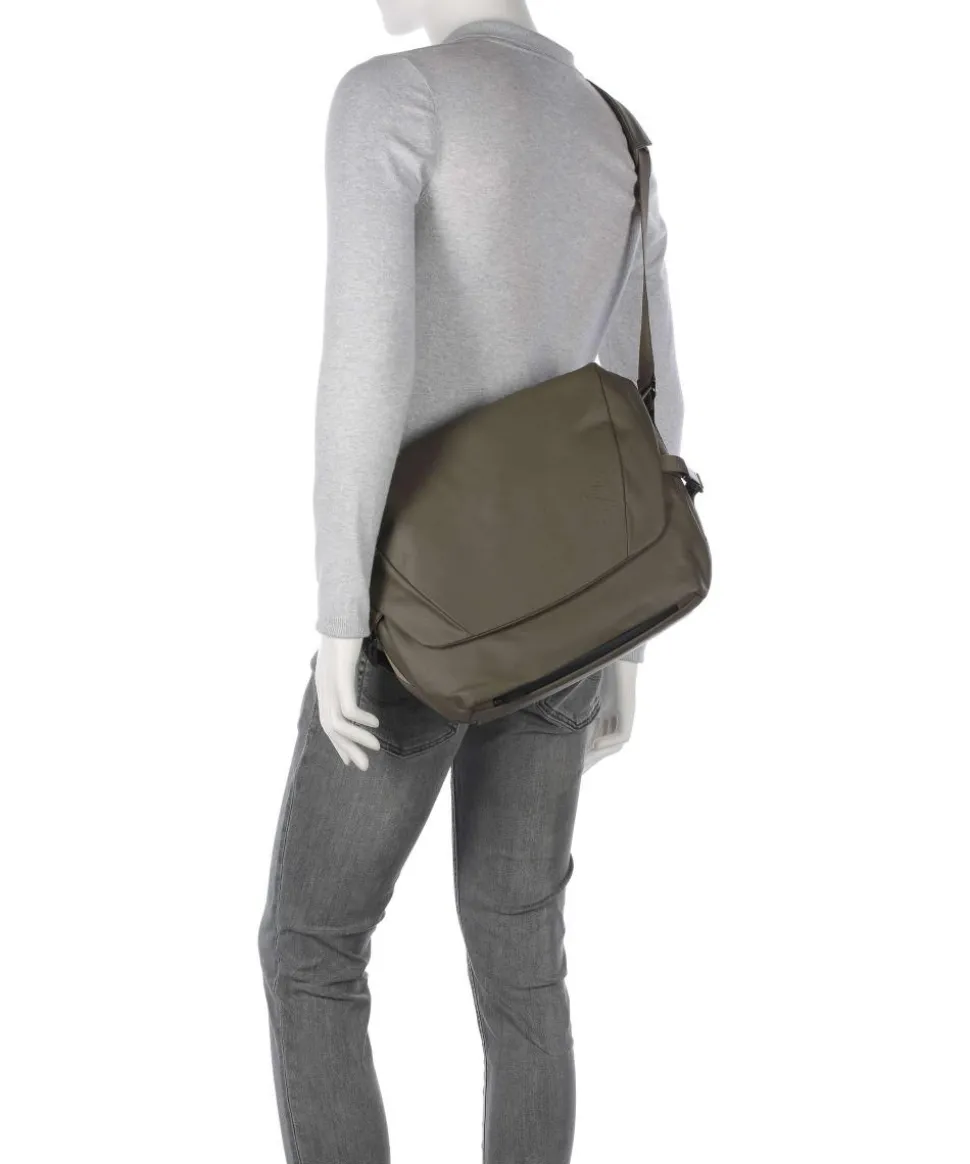 Japan RE Yamakuni RE Kuriertasche 13″ recyceltes Nylon olivgrün