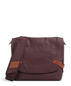 Japan Sendai Kuriertasche Bio-Baumwolle brombeer