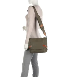 Japan Sendai Kuriertasche Bio-Baumwolle olivgrün