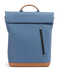 Japan Wakayama Rolltop Rucksack Bio-Baumwolle blau