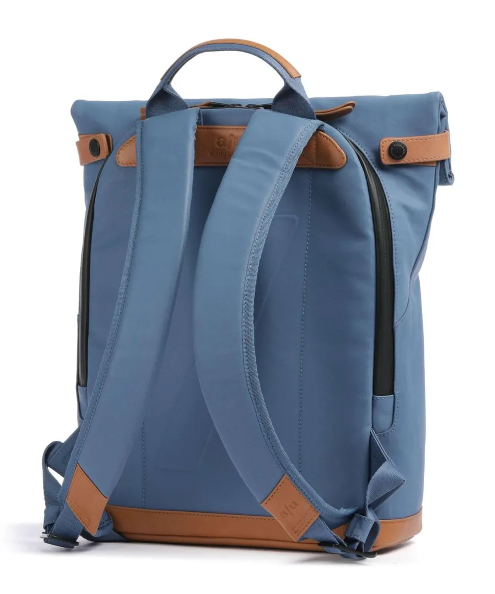 Japan Wakayama Rolltop Rucksack Bio-Baumwolle blau