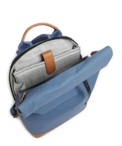 Japan Wakayama Rolltop Rucksack Bio-Baumwolle blau