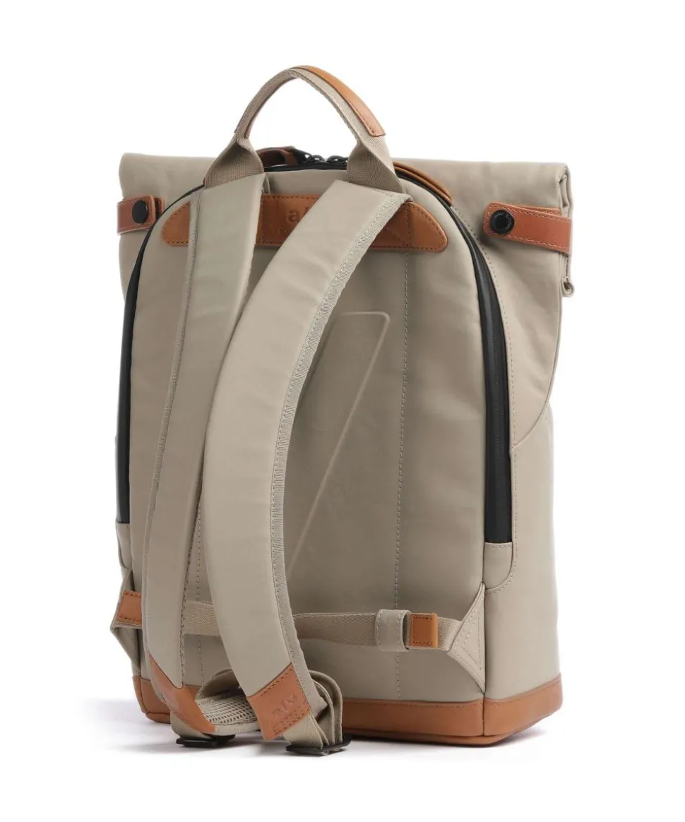 Japan Wakayama Rolltop Rucksack Bio-Baumwolle beige