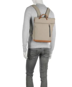Japan Wakayama Rolltop Rucksack Bio-Baumwolle beige
