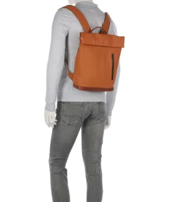 Japan Wakayama Rolltop Rucksack Bio-Baumwolle bernstein