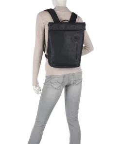 Japan Wakayama Rolltop Rucksack Bio-Baumwolle dunkelblau