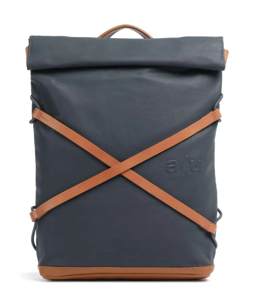 Japan Yokohama Rolltop Rucksack 13″ Bio-Baumwolle dunkelgrau