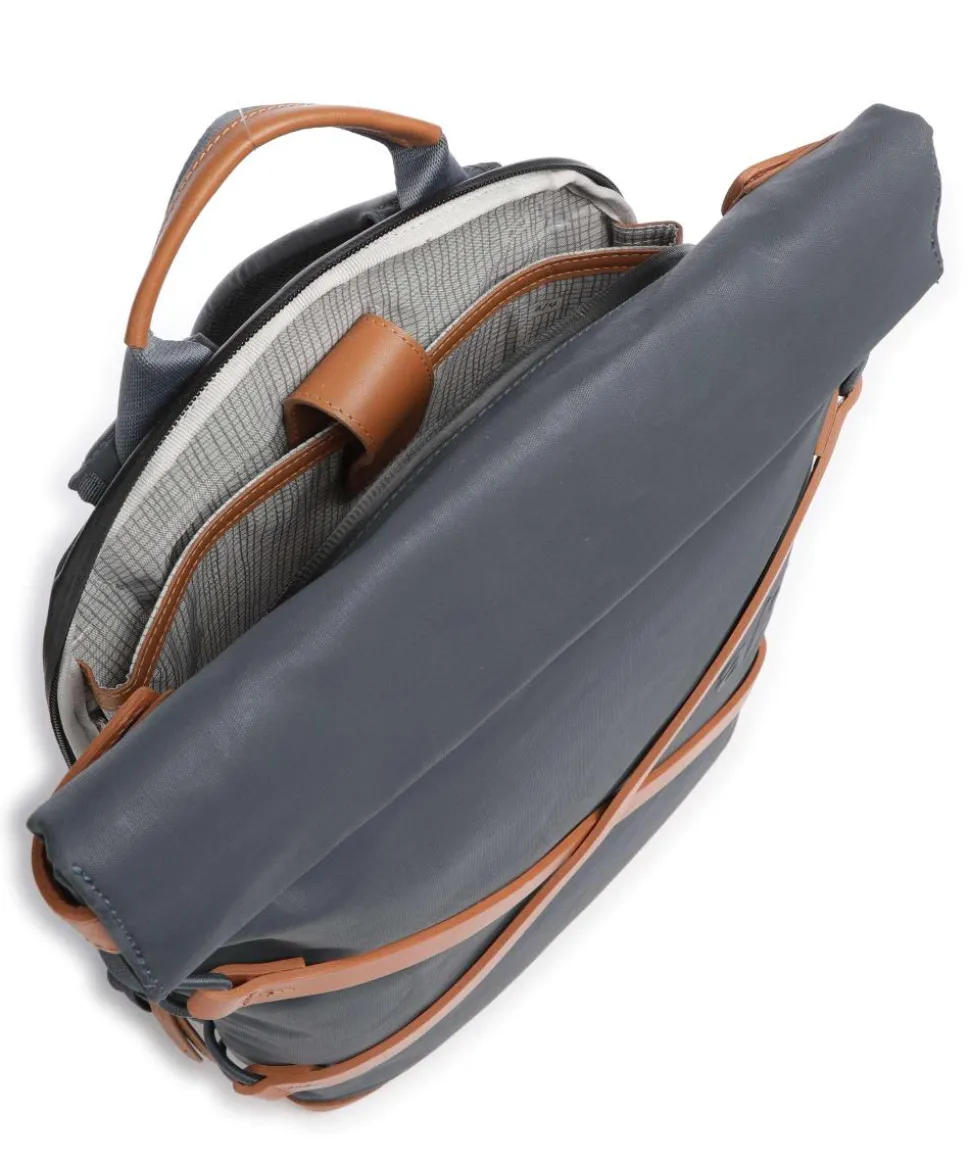 Japan Yokohama Rolltop Rucksack 13″ Bio-Baumwolle dunkelgrau