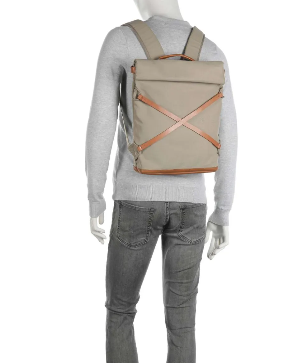 Japan Yokohama Rolltop Rucksack 13″ Bio-Baumwolle beige