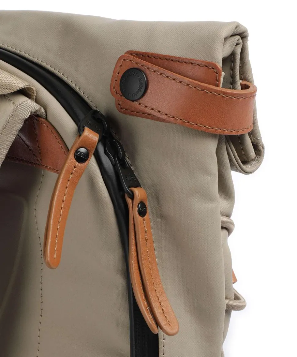 Japan Yokohama Rolltop Rucksack 13″ Bio-Baumwolle beige