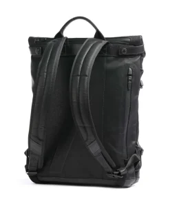 Japan Yokohama Rolltop Rucksack 13″ Bio-Baumwolle schwarz