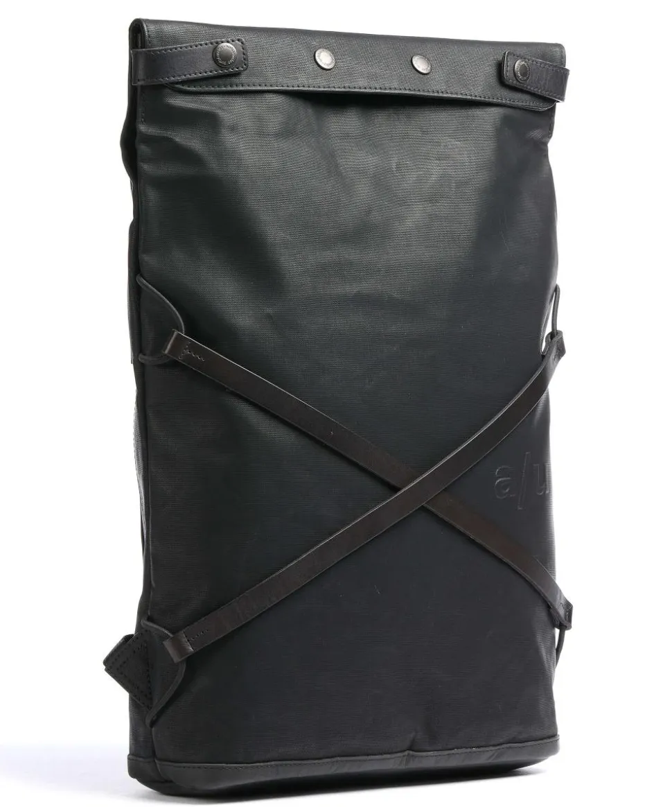 Japan Yokohama Rolltop Rucksack 13″ Bio-Baumwolle schwarz