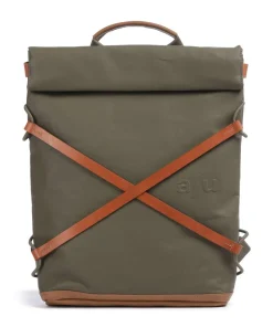 Japan Yokohama Rolltop Rucksack 13″ Bio-Baumwolle olivgrün