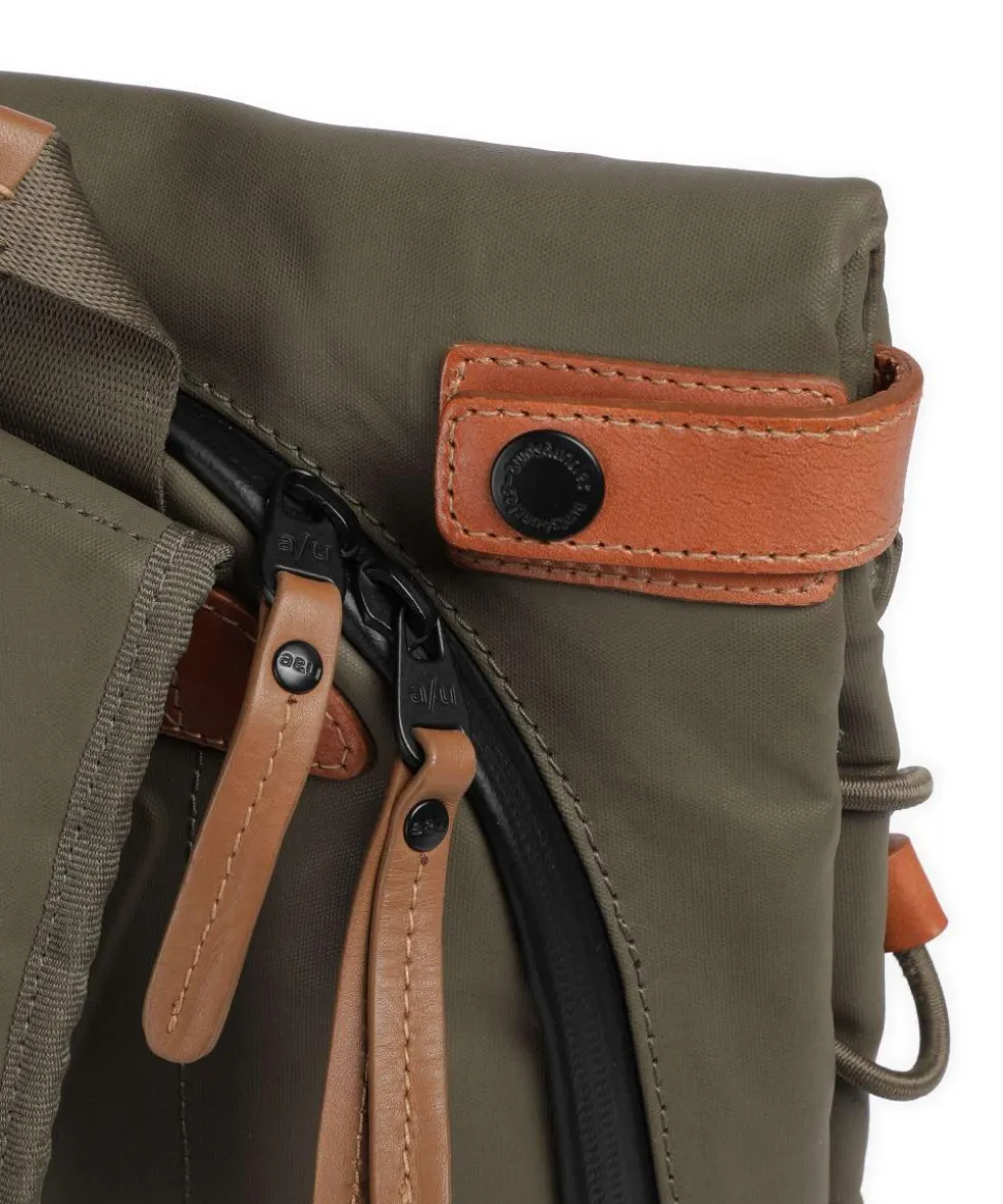 Japan Yokohama Rolltop Rucksack 13″ Bio-Baumwolle olivgrün