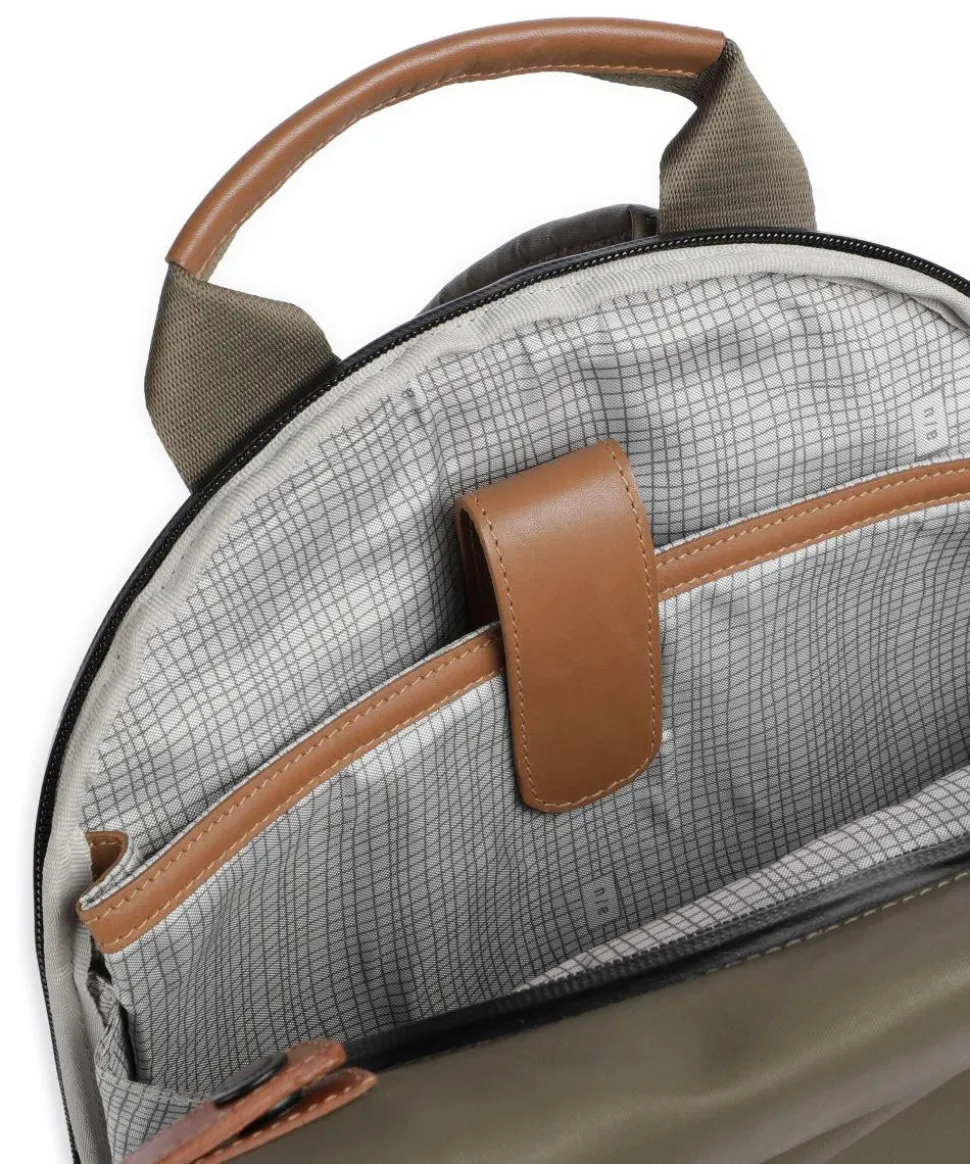 Japan Yokohama Rolltop Rucksack 13″ Bio-Baumwolle olivgrün