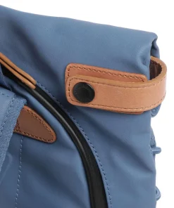 Japan Yokohama Rolltop Rucksack 13″ Bio-Baumwolle blau