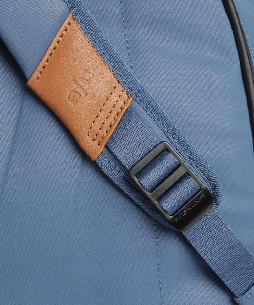 Japan Yokohama Rolltop Rucksack 13″ Bio-Baumwolle blau