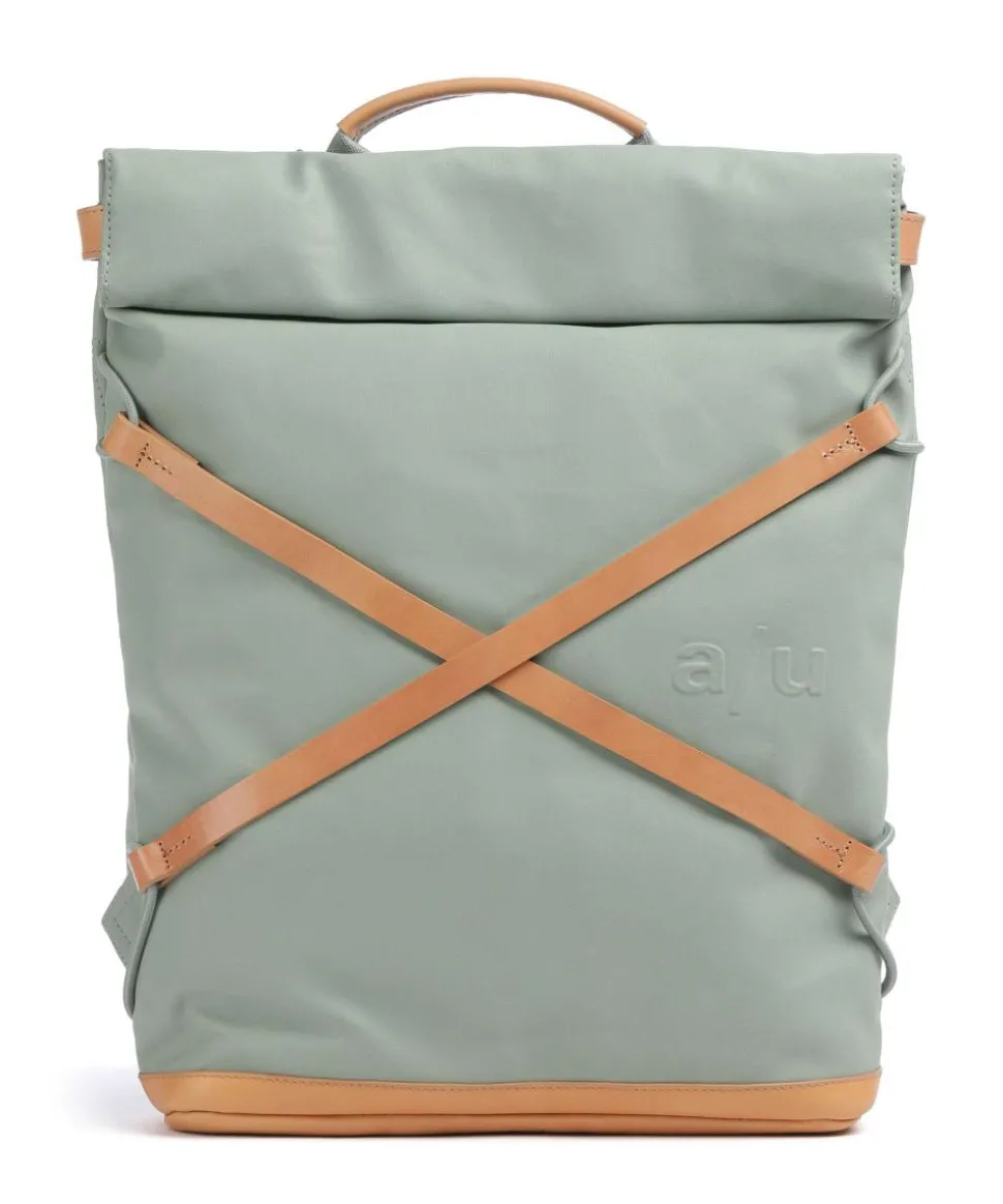 Japan Yokohama Rolltop Rucksack 13″ Bio-Baumwolle grünblau