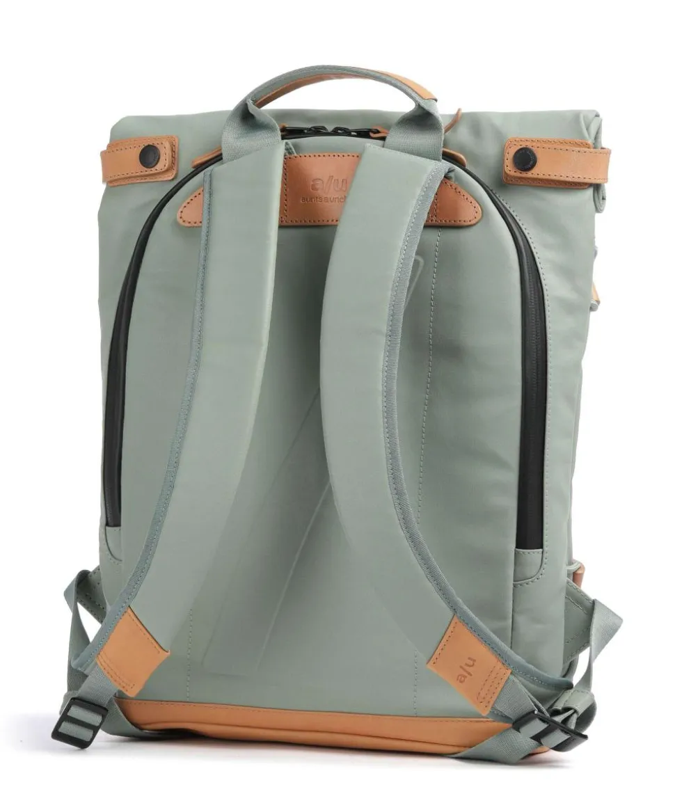 Japan Yokohama Rolltop Rucksack 13″ Bio-Baumwolle grünblau