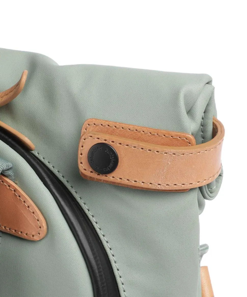 Japan Yokohama Rolltop Rucksack 13″ Bio-Baumwolle grünblau