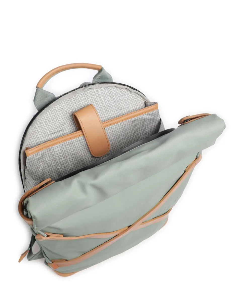 Japan Yokohama Rolltop Rucksack 13″ Bio-Baumwolle grünblau