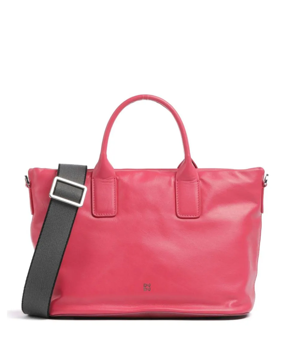 Jaqueline Handtasche fein genarbtes Kalbsleder pink