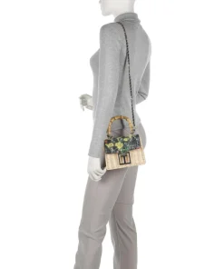 Jaysisa Umhängetasche Rattan natur