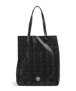 Jeans Confetto Boa Liv Shopper Lederimitat schwarz