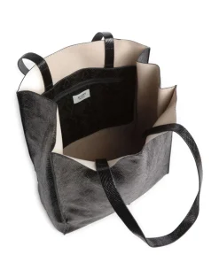 Jeans Confetto Boa Liv Shopper Lederimitat schwarz