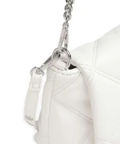 Jeans Confetto Solar Schultertasche Lederimitat weiß