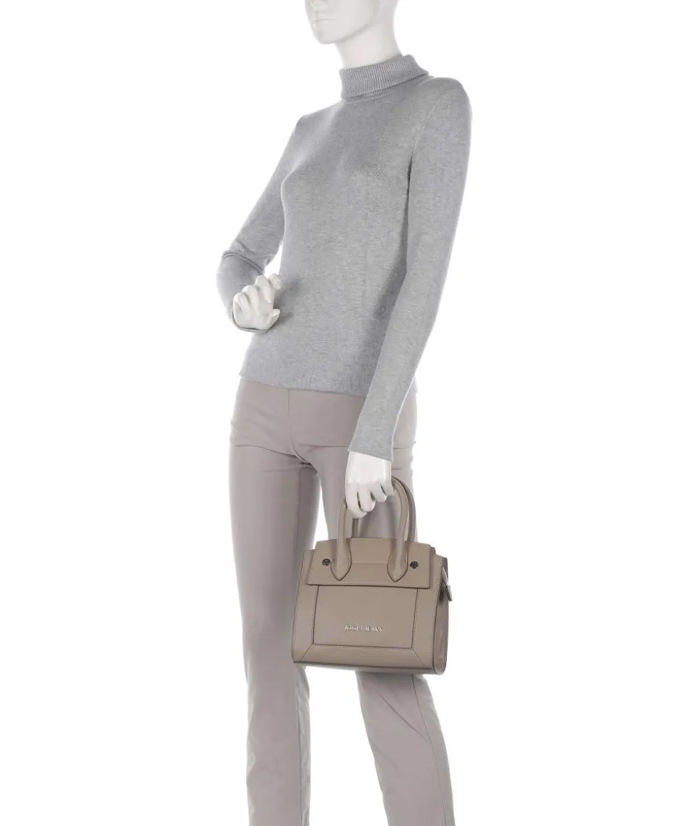 Jeans Cornice Handtasche Lederimitat taupe