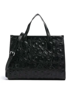 Jeans Iniziale Spiega Aurelia Handtasche Lederimitat schwarz