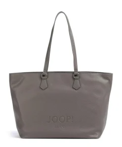 Jeans Lettera 1.0 Lara Shopper genarbtes Leder dunkelgrau