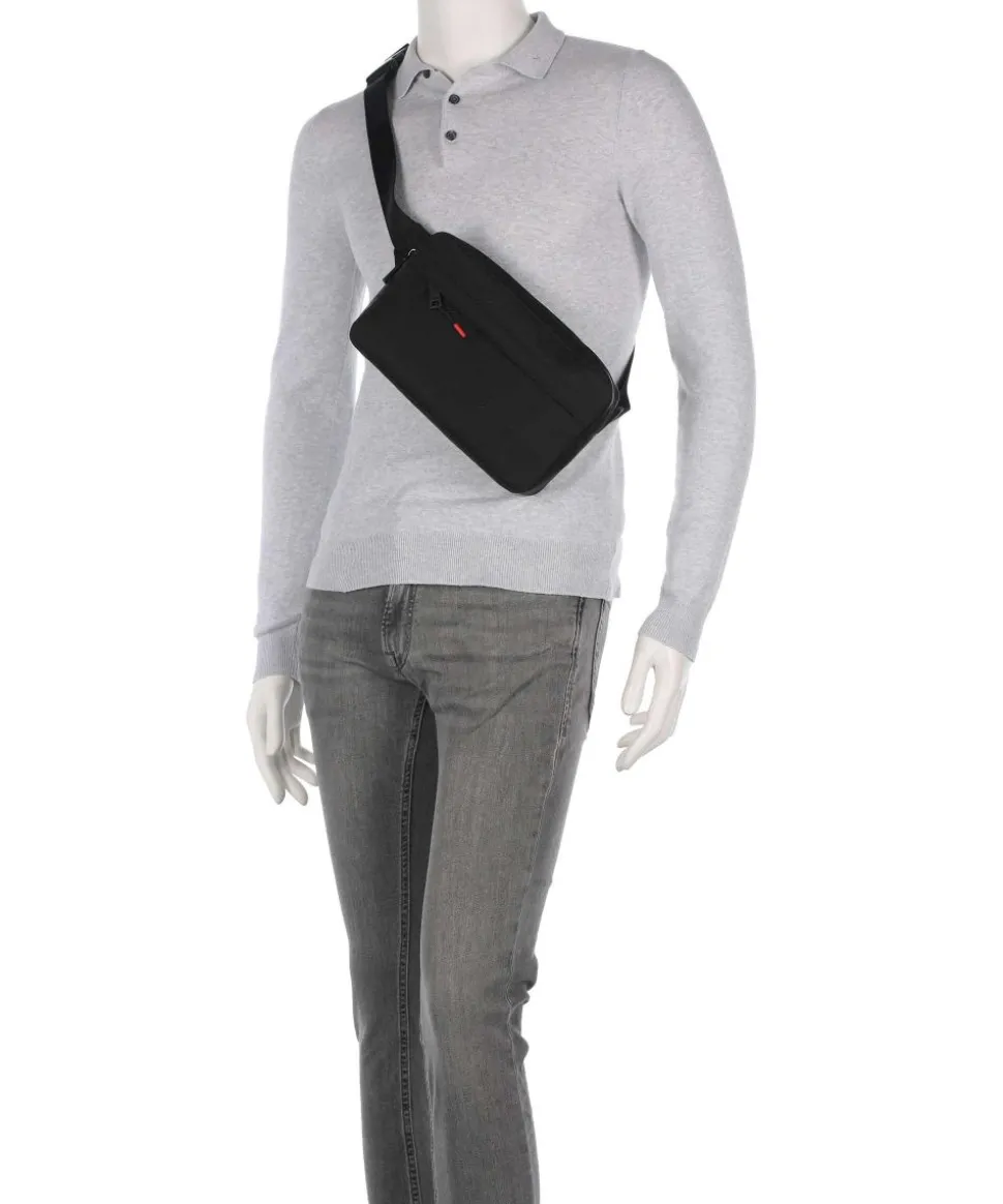 Jeans Martano Tessuto Lino Gürteltasche Nylon schwarz