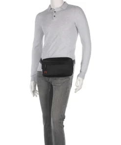 Jeans Martano Tessuto Lino Gürteltasche Nylon schwarz