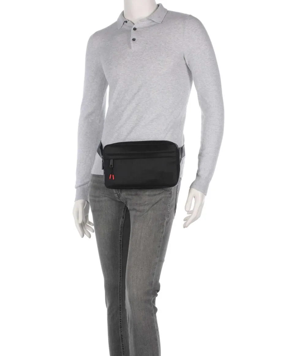 Jeans Martano Tessuto Lino Gürteltasche Nylon schwarz