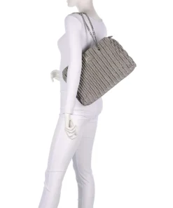 Jeans Ruga Niecy Shopper Lederimitat grau