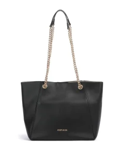 Jeans Singolo Justine Shopper Lederimitat schwarz