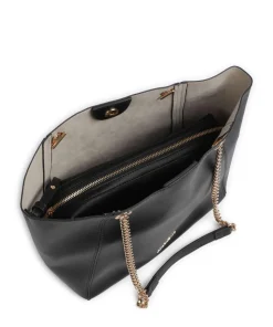 Jeans Singolo Justine Shopper Lederimitat schwarz