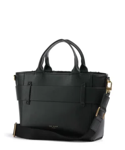 Jeesa Handtasche Lederimitat schwarz