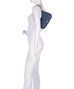 Jenna Schultertasche Baumwolle dunkelblau