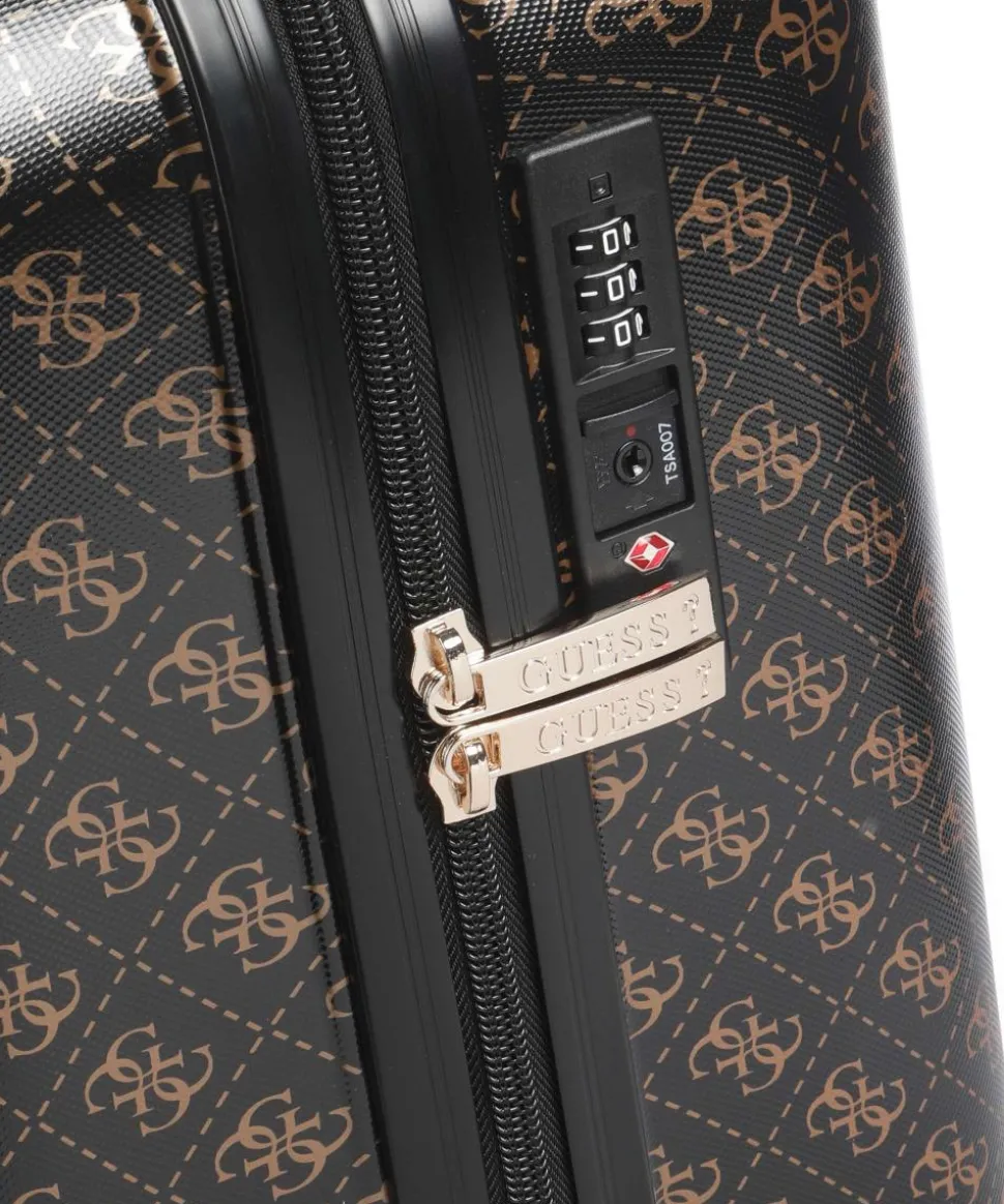 Jesco 4-Rollen Trolley dunkelbraun 54 cm