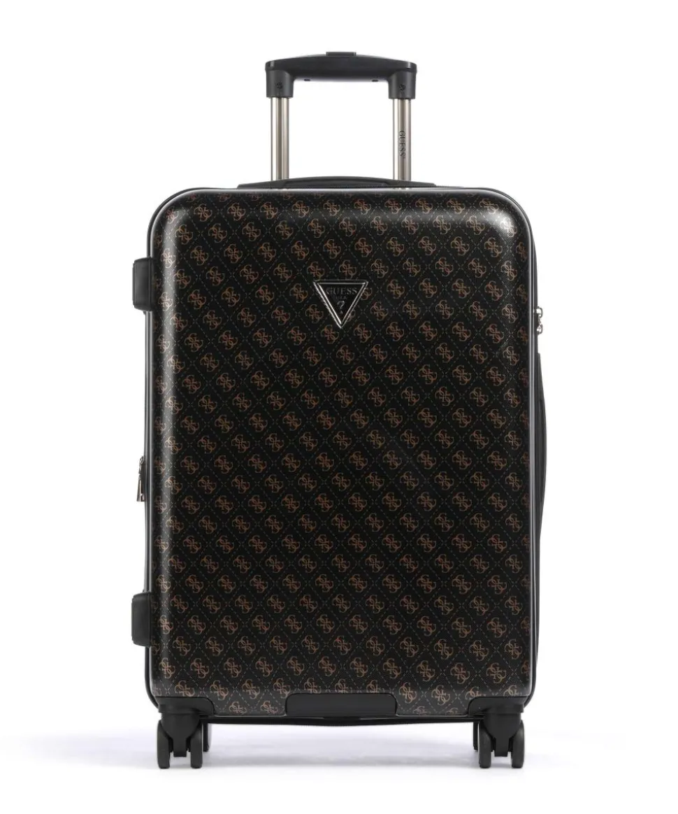 Jesco 4-Rollen Trolley dunkelbraun 64 cm