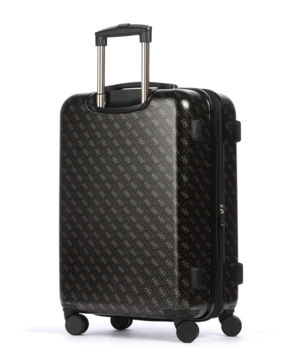 Jesco 4-Rollen Trolley dunkelbraun 64 cm