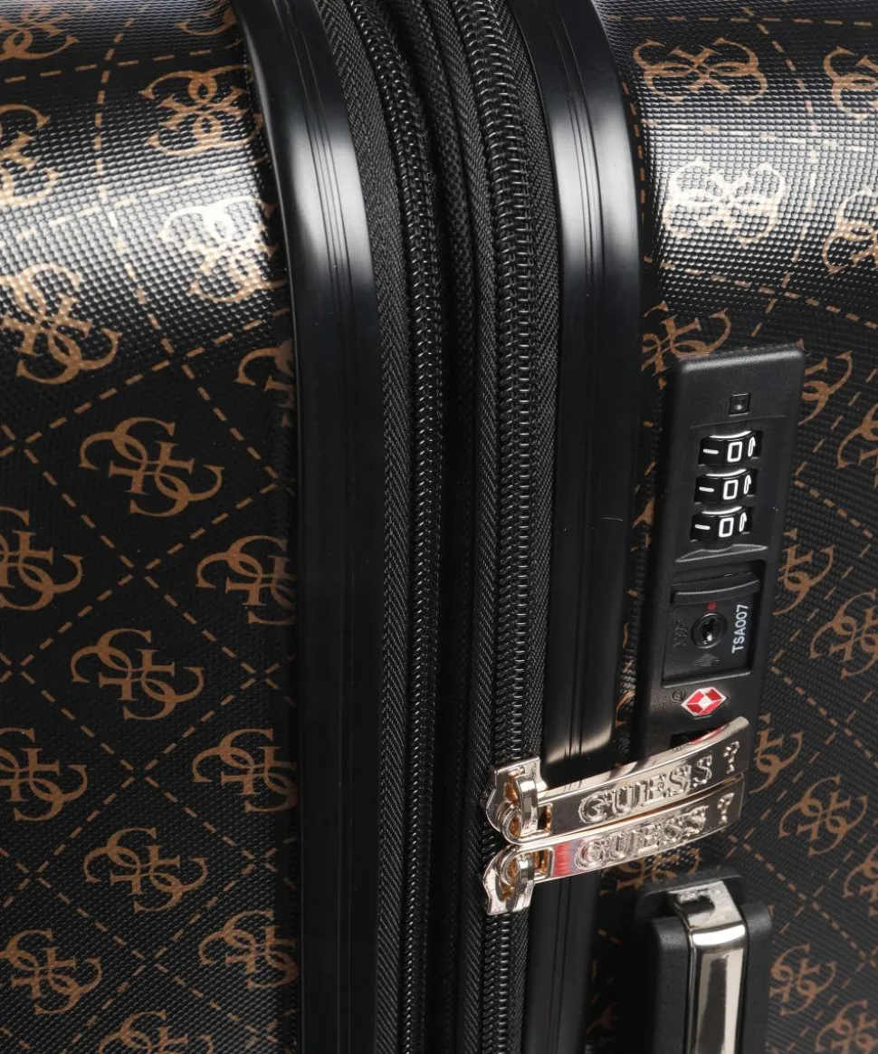 Jesco 4-Rollen Trolley dunkelbraun 64 cm