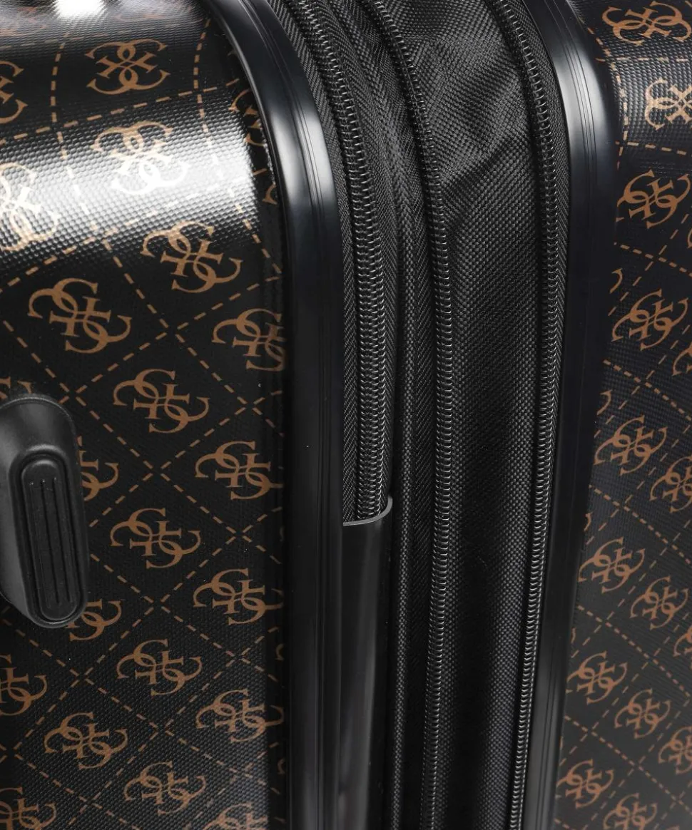 Jesco 4-Rollen Trolley dunkelbraun 64 cm