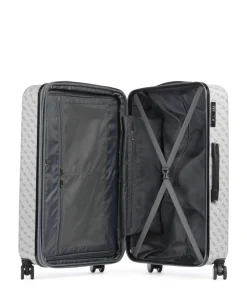 Jesco 4-Rollen Trolley hellgrau 77 cm