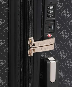 Jesco 4-Rollen Trolley schwarz/grau 64 cm